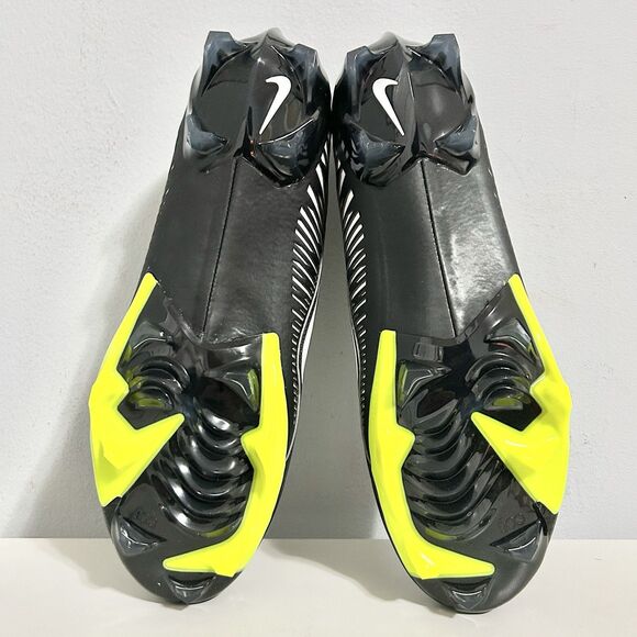 Nike Vapor Edge 360 VC “Black Volt” Men’s Size 14.5 White Football Cleats - Picture 7 of 8